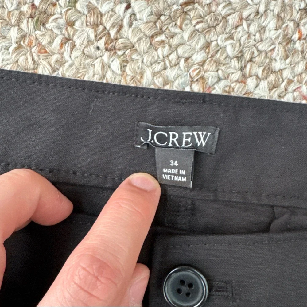 J.Crew Black Men's Wide Leg Chino Pants 34